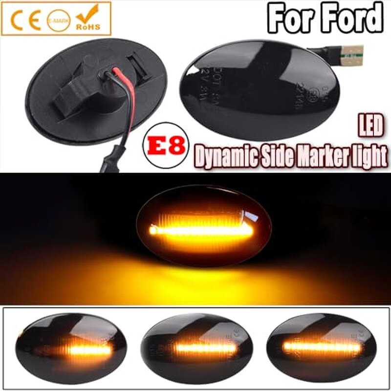 Turn Signal Light Manufacturer - LED Dynamic for Ford Fiesta Mondeo Transit MK6 MK7