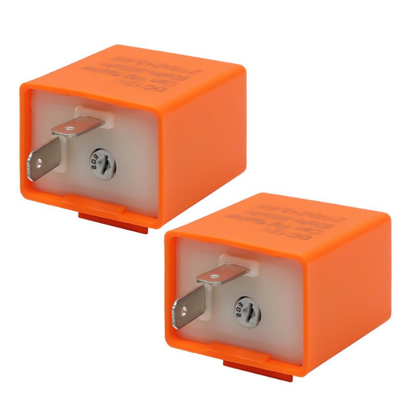 Flasher Manufacturer - Universal Adjustable Frequency Square Flashing LED Motorcycle Lights Turn Signal Indicator 12V Relay