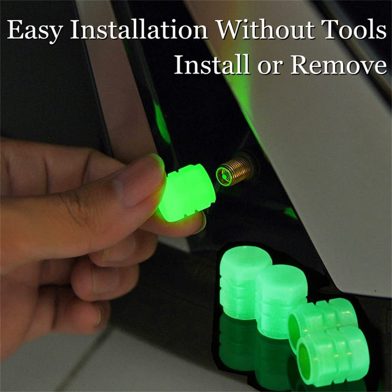 Valve Light Manufacturer - Car Luminous Wheel Hub Tire Valve Fluorescent for Car Motorcycle Bike Night Decor