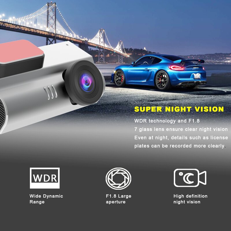 Dashboard Camera Manufacturer - 3.0" Dual Lens 4K Front & Rear with GPS and Wifi