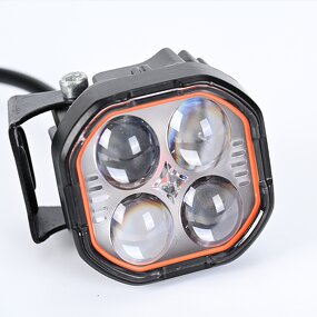 Spotlight Manufacturer - Mini 5D White Yellow Red Fog Super Bright 12V 24V Car LED Pods Work for Off-Road ATV