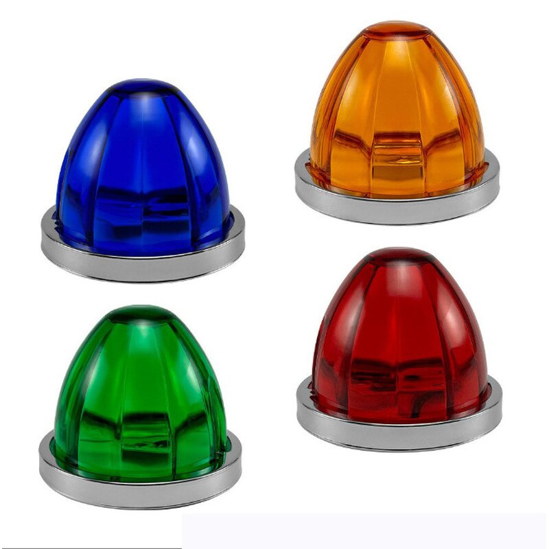 Warning Lights Manufacturer - Wholesale High Quality Truck Watermelon Lights 6 Colors Glass and Bulb