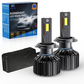 LED Headlight Bulbs Manufacturer - High Power 300W 50000Lumens H4 9003 H19 with Fan 6000k