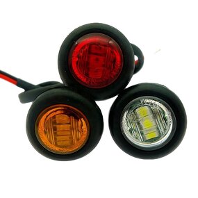 Side Light Manufacturer - Car 12v LED Truck 24V Indicator Multicolored Crystal