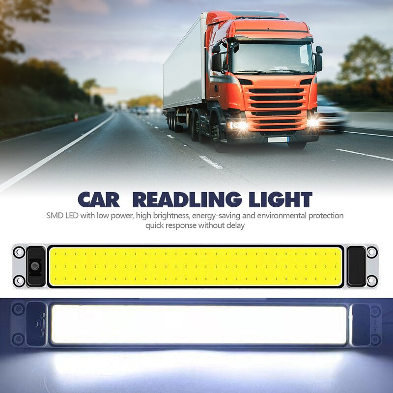 Dome Light Manufacturer - Highlight Roof Cob Chip Led Panel Automatic Car Reading Interior DC 12v OffRoad Truck