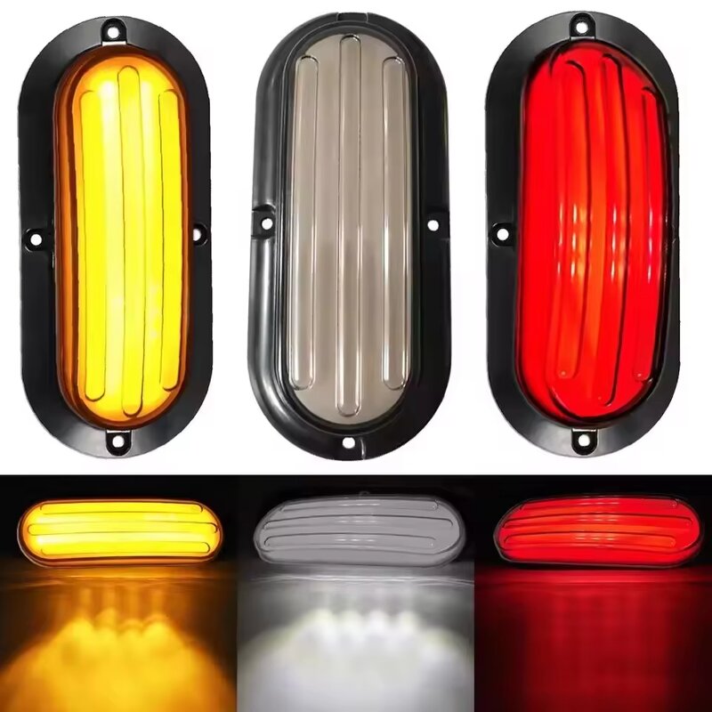 Lighting System Manufacturer - New 74 LED Truck with Clear Lens White Yellow Red Clearance Side Marker for Trailers