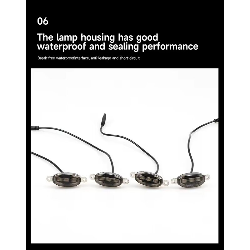 Grille Led Light Manufacturer - Car RGB Front Hood Raptor Style Amber White for Ford F-150 2015 2017