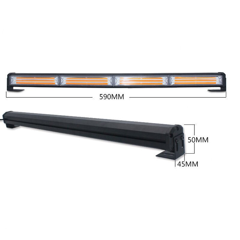 Light Bar Manufacturer - Car Warning COB LED Strobe Traffic Advisor Emergency Flashing for Trucks Offroad
