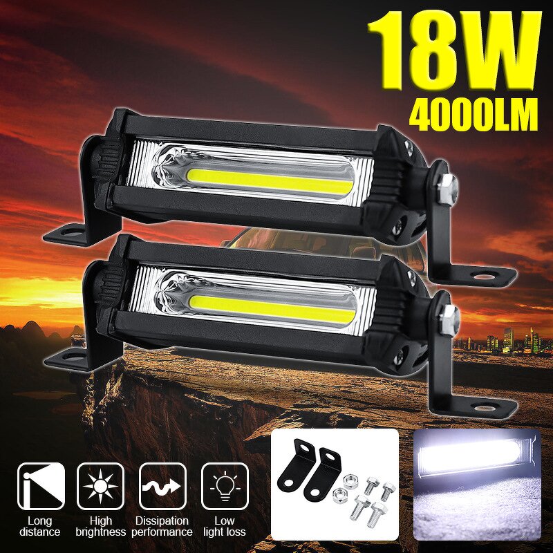 Headlamp Manufacturer - 4-Inch Rectangular LED for Auto Car SUV ATV Light Truck-COB Combo Beam 24V