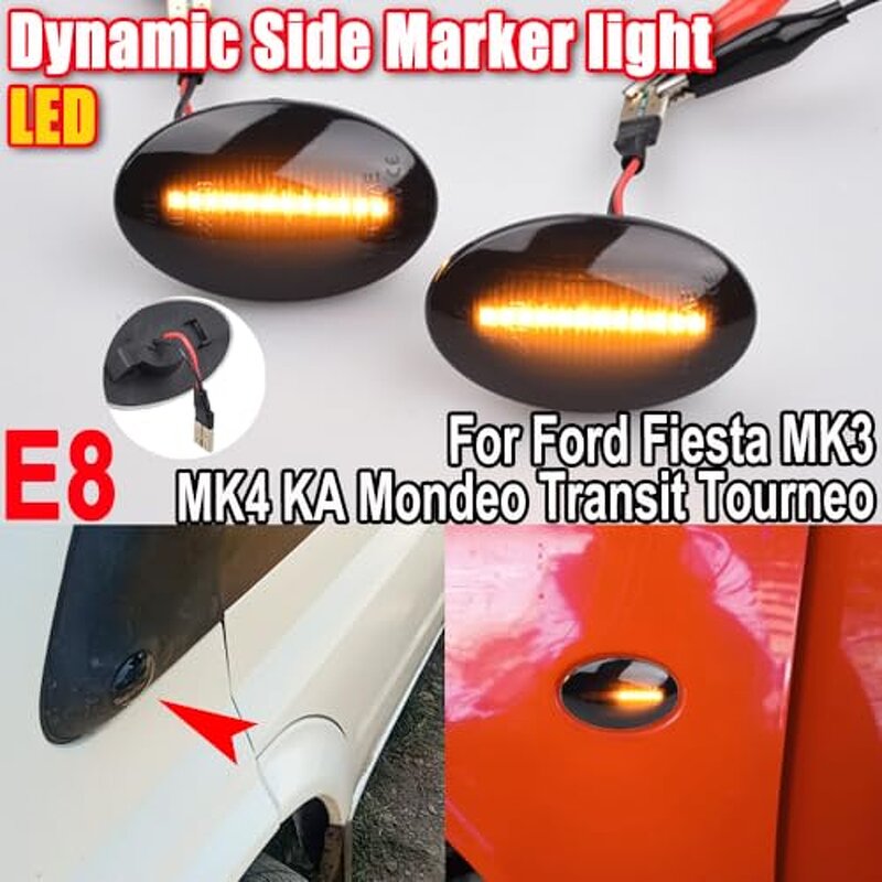 Turn Signal Light Manufacturer - LED Dynamic for Ford Fiesta Mondeo Transit MK6 MK7