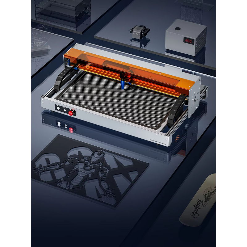 CO2 Laser Engraver Manufacturer - YEELASER C1 40W Wood Stone Acrylic Glass