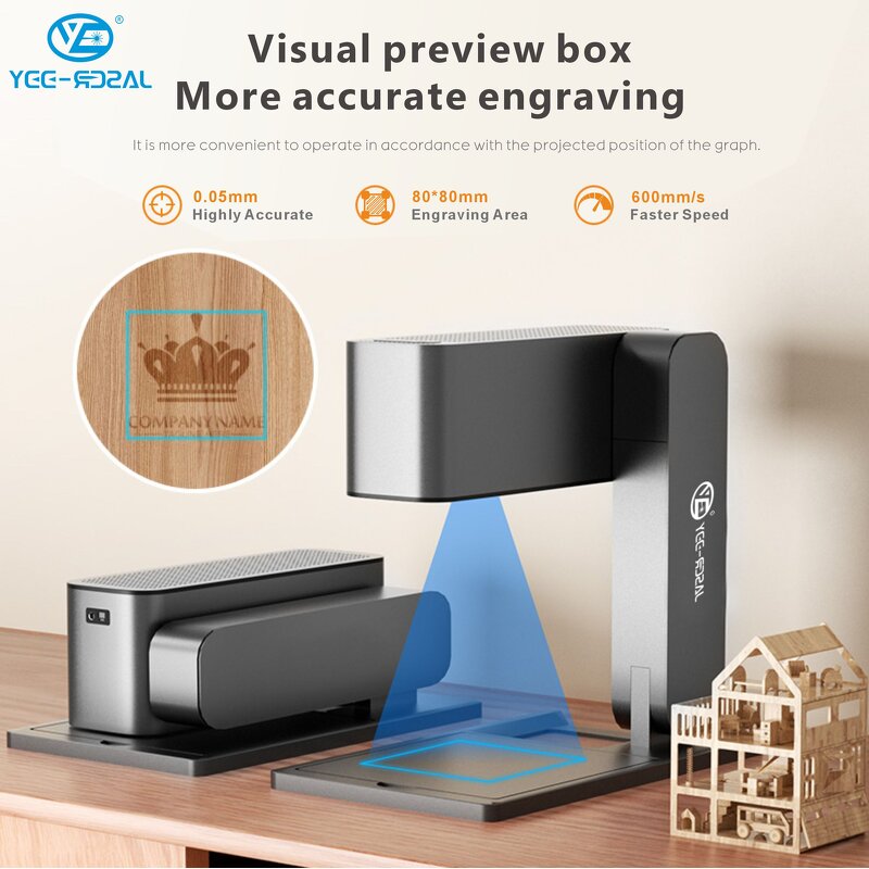 Laser Engraving Machine Manufacturer - Custom DIY Foldable Metal Auto Focus Logo Cutting