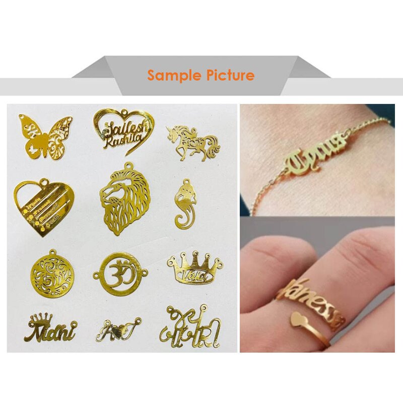 CNC Laser Cutting Machine Manufacturer - Jewelry PLT Support Metal Brass Aluminum