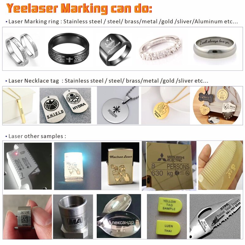 Fiber Laser Engraver Manufacturer - 20W-100W Raycus Max Jpt 3D Metal Marking