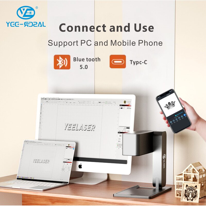 Laser Engraving Machine Manufacturer - DIY Mini Foldable Autofocus Wood Christmas Gift