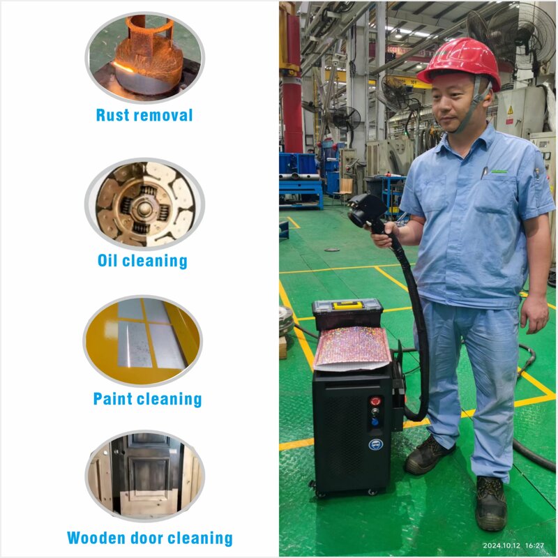 Laser Cleaning Machine Manufacturer - YEELASER 200W-300W Raycus Rust Paint Removal