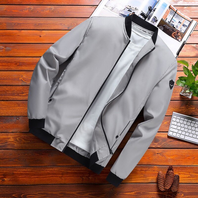 Men's Jacket Manufacturer - Solid Color Casual Big Size 6XL Spring Autumn Winter Coat