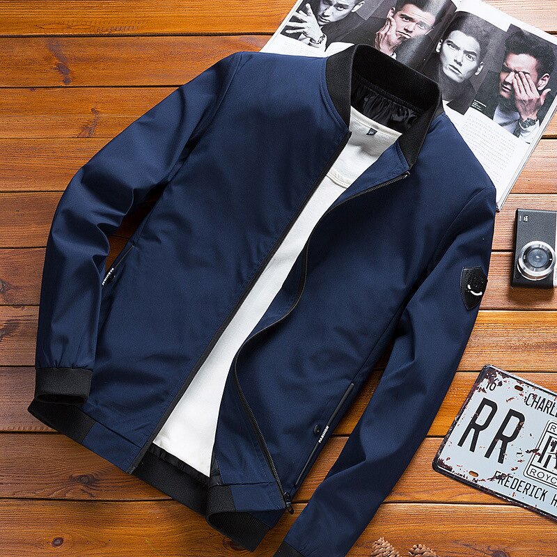 Men's Jacket Manufacturer - Solid Color Casual Big Size 6XL Spring Autumn Winter Coat