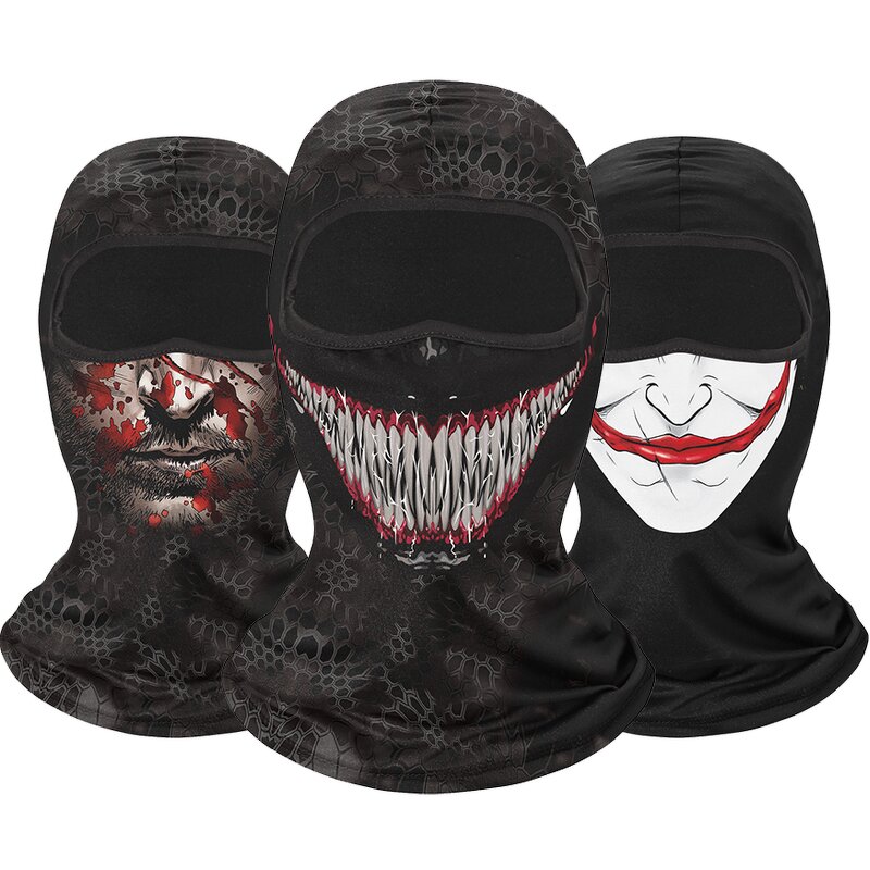 Ski Mask Manufacturer - Custom Logo Full Face Motorcycle Balaclava Passamontagna