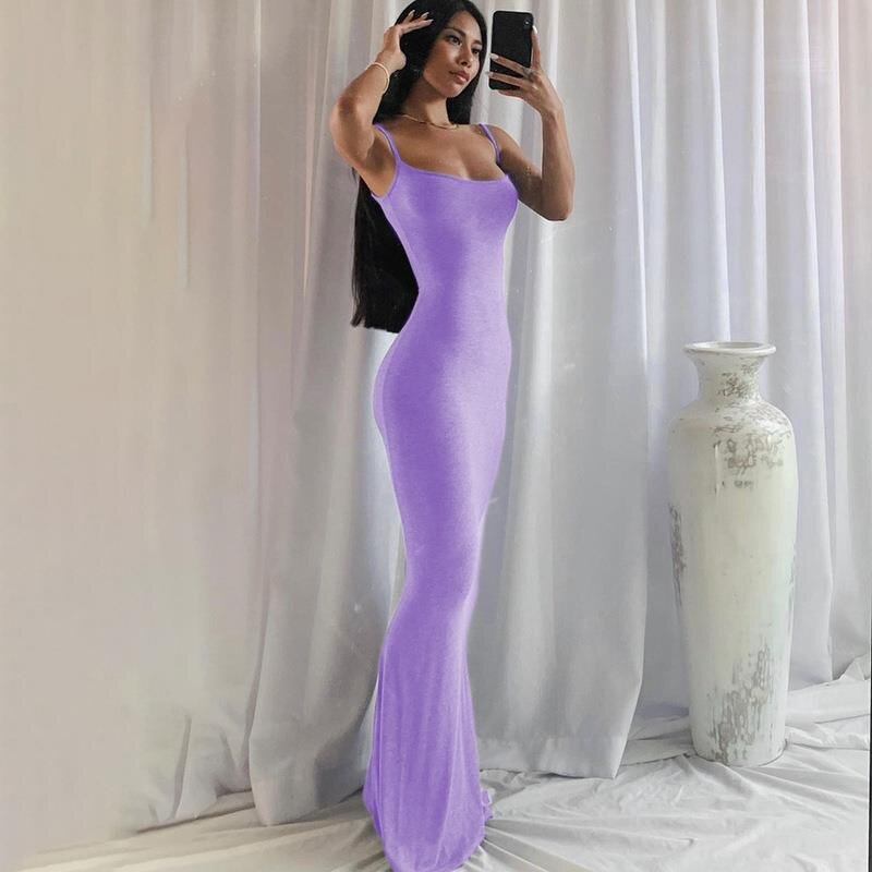 Women's Fishtail Dress Manufacturer - Fashionable Floorlength Hip Strap Backless Style