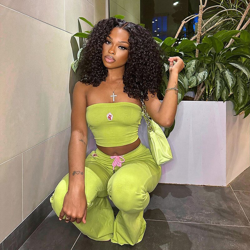 Lounge Wear Set Manufacturer - 2024 Boutique Sexy Tank Top Two Piece Pants Set