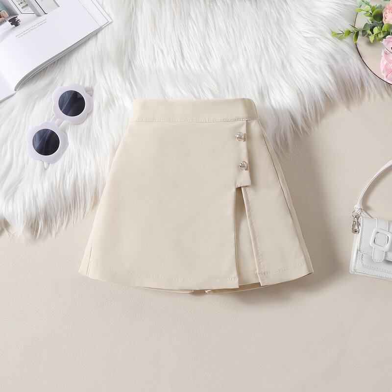 Girls Clothing Set Manufacturer - Summer Halter Pit Strip Sleeveless Top Irregular Shorts