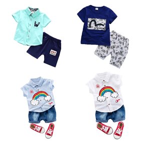 Boys Clothing Set Manufacturer - India Wholesale Two Pieces Fashion Toddler Boutique