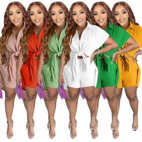 Women's Two Piece Set Manufacturer - 2025 New Plus Size Short Sleeve Casual Sets