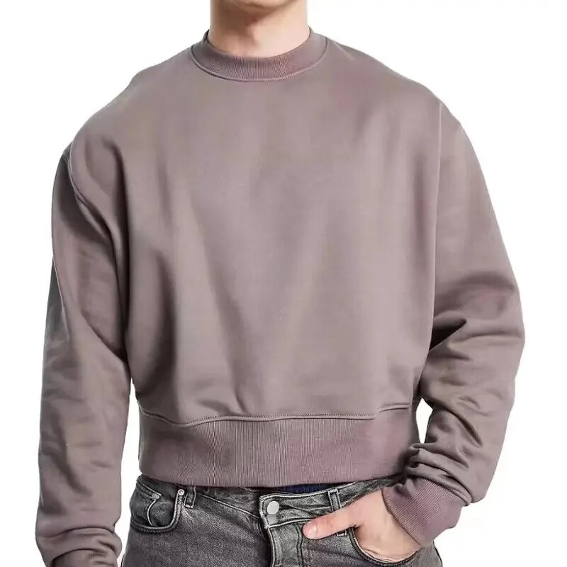 Men's Sweatshirt Manufacturer - Drop Shoulder French Terry 100% Cotton Oversize Pullover