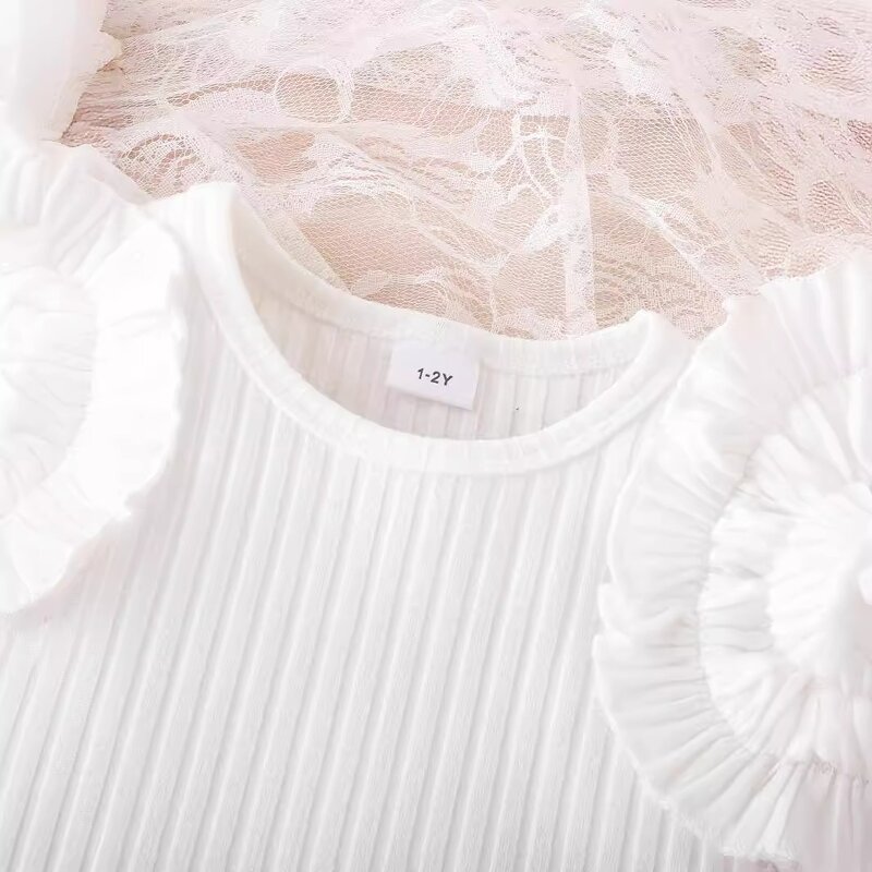 Girls Clothing Set Manufacturer - 2024 Summer Ruffle Off Shoulder Tops Pink Shorts