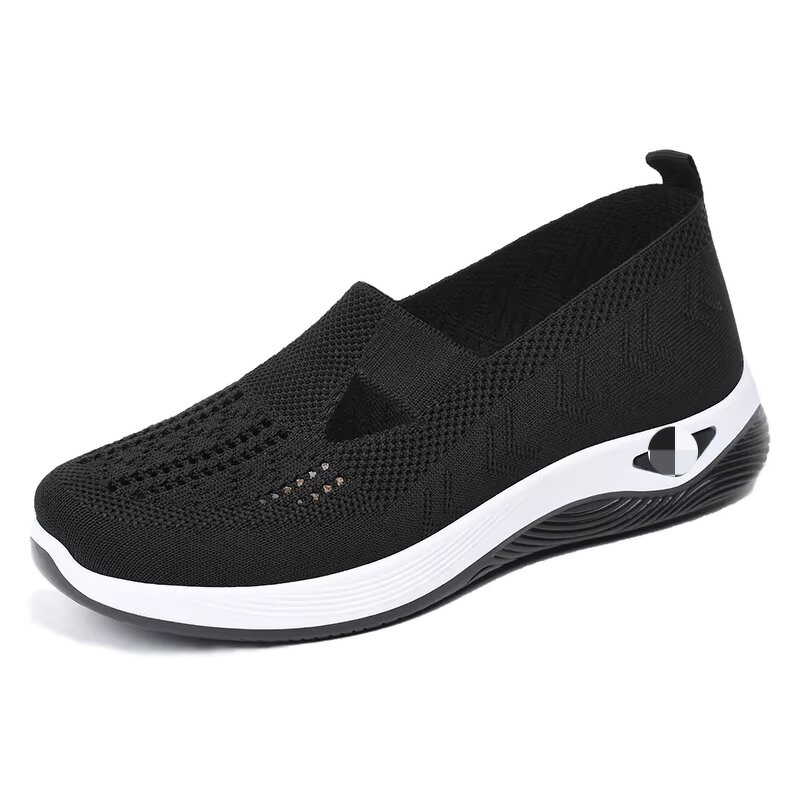 Women's Casual Sneakers Manufacturer - Fitness Walking Mesh Insole EVA Outdoor Flat