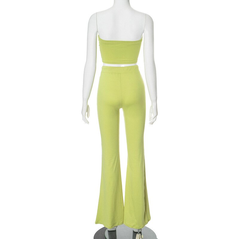 Lounge Wear Set Manufacturer - 2024 Boutique Sexy Tank Top Two Piece Pants Set