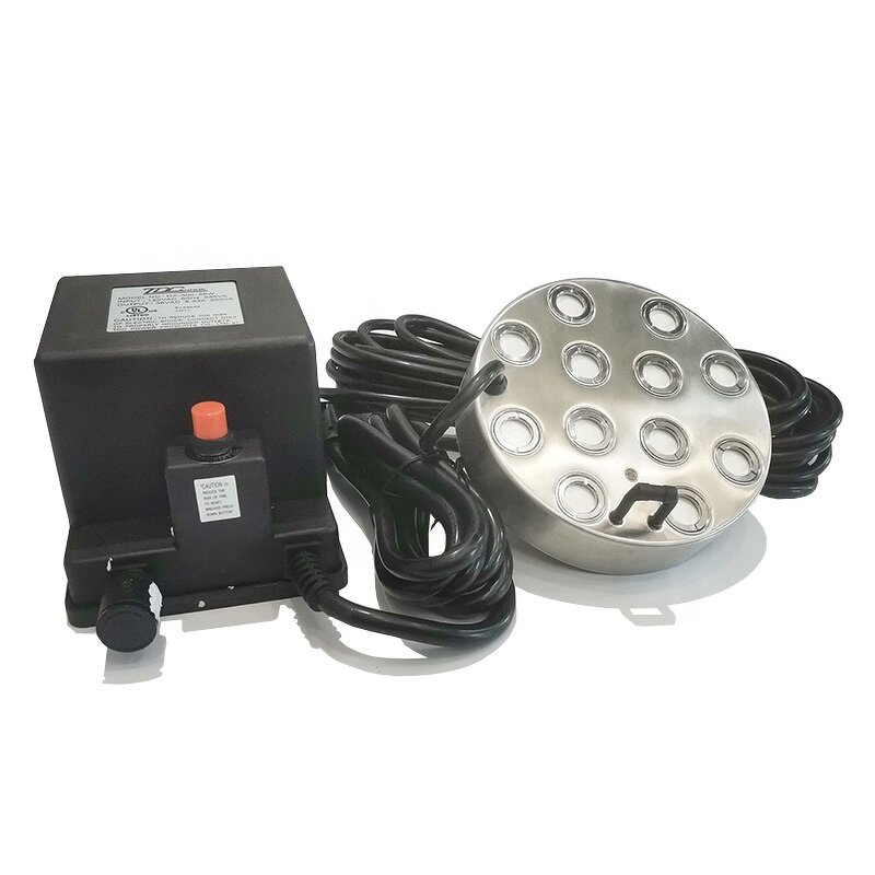 Ultrasonic Mist Maker Manufacturer - 12 Head 6000Ml Aquarium Stainless Steel Garden Pond Industrial Atomizer
