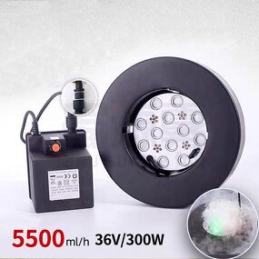 Ultrasonic Humidifier Manufacturer - Top Quality 20mm 300w 12 Heads Fogger Industrial Garden Mist Maker