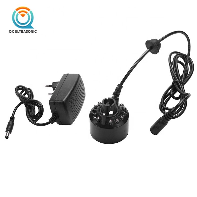 Ultrasonic Humidifier Manufacturer - 550ml Per Hour Mist Maker with 12pcs LED Fogger Atomizer