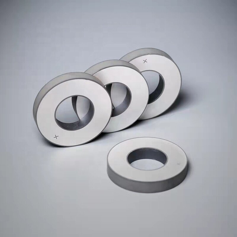 Ultrasonic Transducer Manufacturer - Customized PZT4 PZT8 Piezoelectric Ceramic Disc Rectangle Square Tube Ring