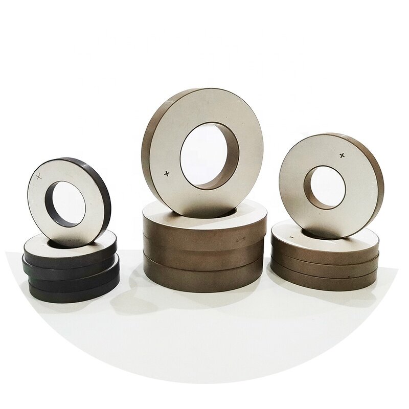 Piezo Ceramic Ring Manufacturer - High Performance 50mm Pzt8 Custom-shaped for Industrial Ultrasonic