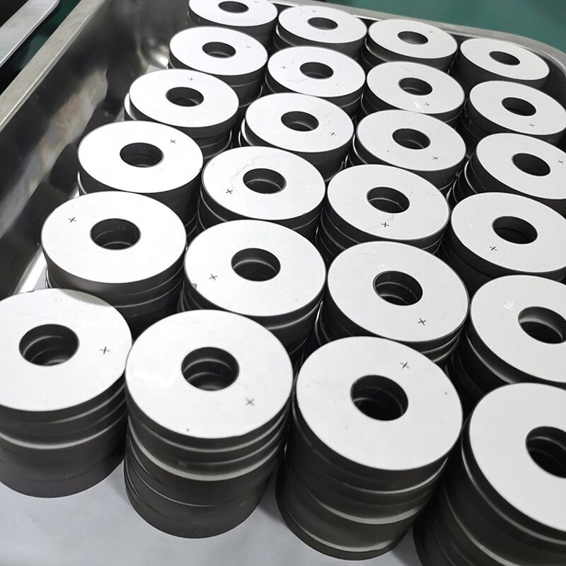 Piezo Transducer Manufacturer - 50*20*6 PZT8 20khz for Ultrasonic Mask Machine Ceramic Ring