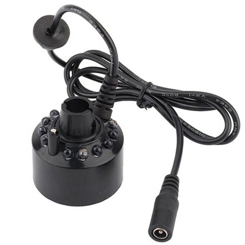 Ultrasonic Humidifier Manufacturer - 550ml Per Hour Mist Maker with 12pcs LED Fogger Atomizer