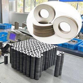 Piezo Ceramic Ring Manufacturer - High Performance 50mm Pzt8 Custom-shaped for Industrial Ultrasonic