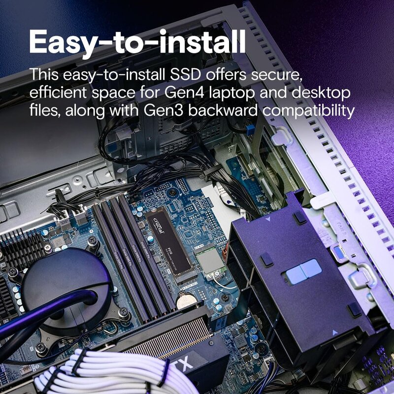 SSD Solid State Drive Manufacturer - Crucial P310 1TB PCIe4.0 NVMe M.2 2280 7100MB/s Acronis