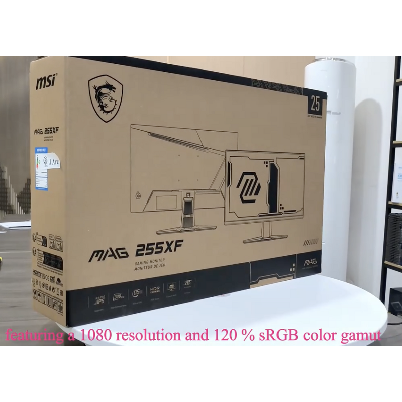 Monitor Display Manufacturer - MSI MAG 255MF QD E2 25" 1920x1080 180Hz IPS Frameless