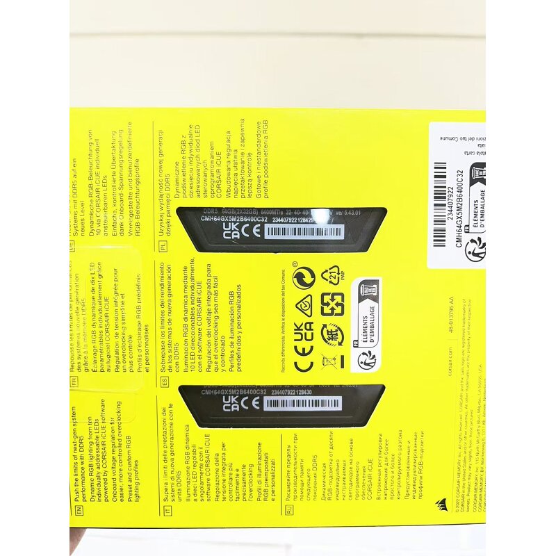 RAM Memory Manufacturer - Corsair 64GB(2x32) DDR5 6400MHz Desktop RAM Module In-Stock