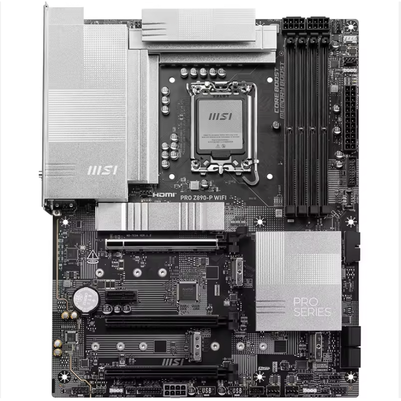 Motherboard Manufacturer - MSI PRO Z890-P ATX DDR5 PCIe5.0 M.2 5Gbps WiFi Intel