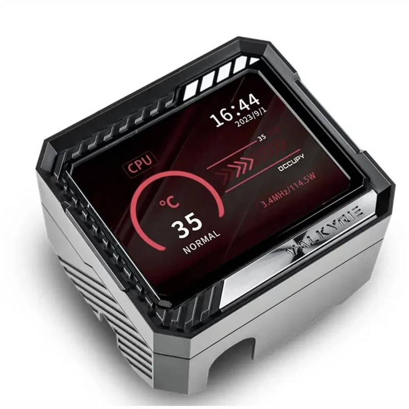 CPU Cooler Manufacturer - Valkyre V360 Loki Brass Water & Air Cooling Horizon Fans