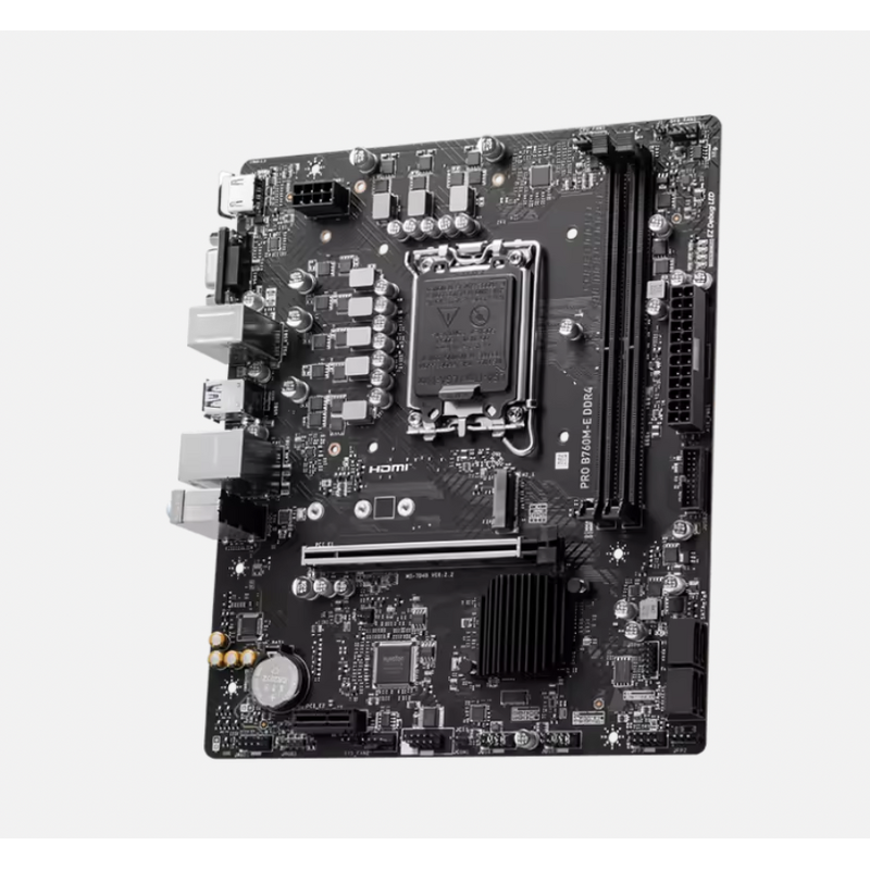 Motherboard Manufacturer - MSI B760M-E-D4 Mortar Blasting Desktop Computer Motherboard