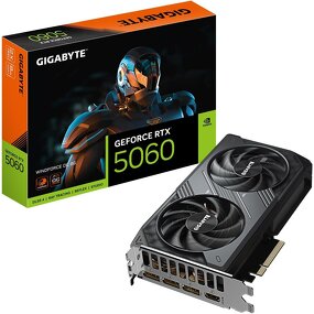 GPU Graphics Card Manufacturer - Gigabyte RTX 5060 WINDFORCE OC 8G GDDR7 PCIe5.0 128-bit