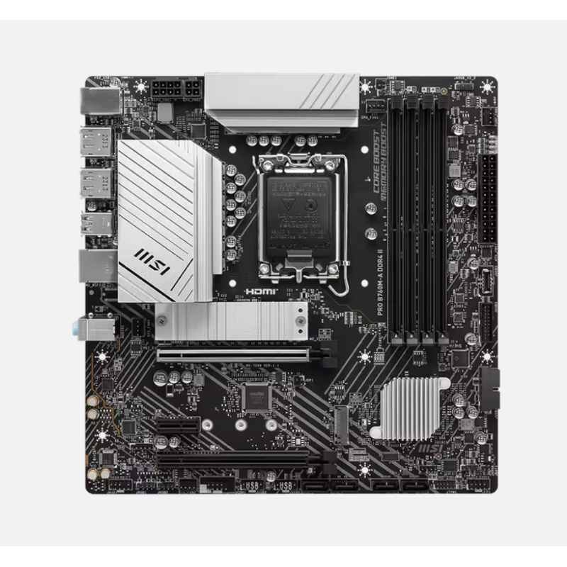 Motherboard Manufacturer - PRO B760M-A DDR4 2CH 128GB for Intel 12th/13th Gen SATA