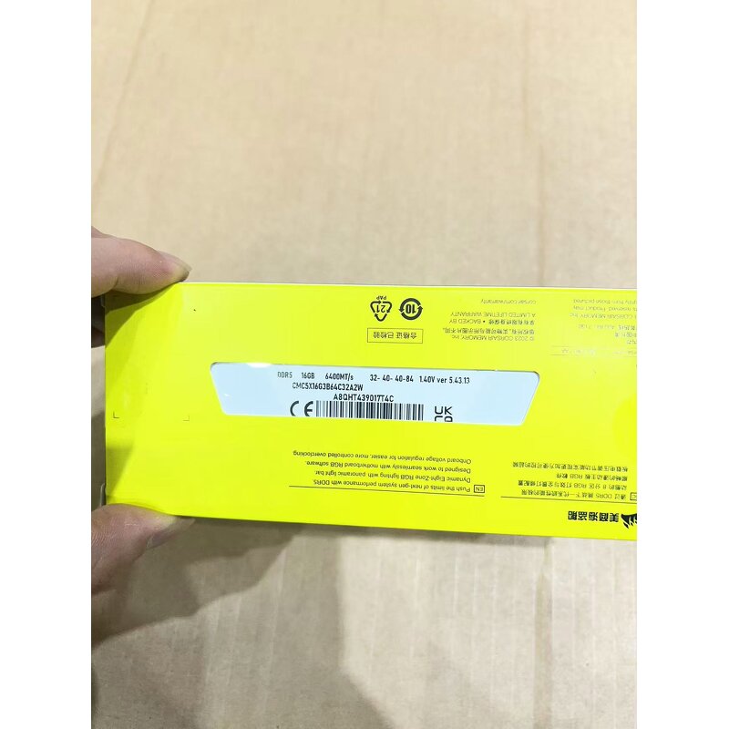 RAM Memory Manufacturer - Corsair 16GB DDR5 6400MHz C32 Desktop RAM In-Stock