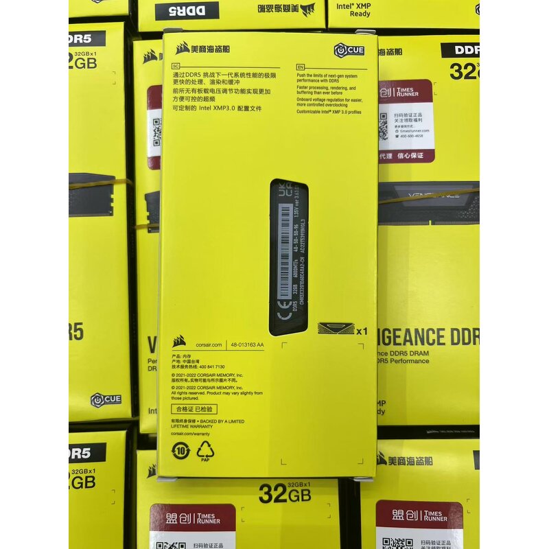 RAM Memory Manufacturer - Corsair 32GB DDR5 6000MHz High Performance Desktop RAM